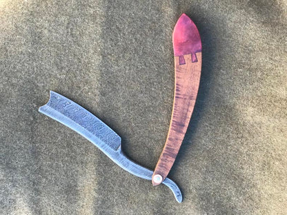 Damascus Straight Razor