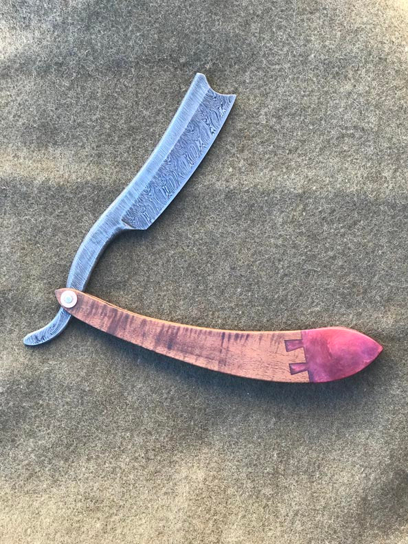 Damascus Straight Razor