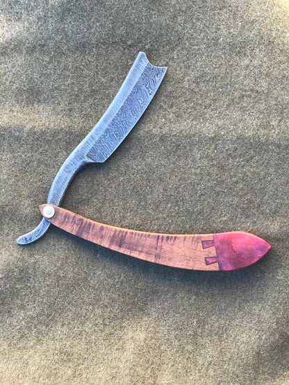 Damascus Straight Razor